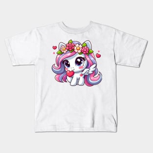 Valentine's Cartoon Delights T-Shirt Kids T-Shirt